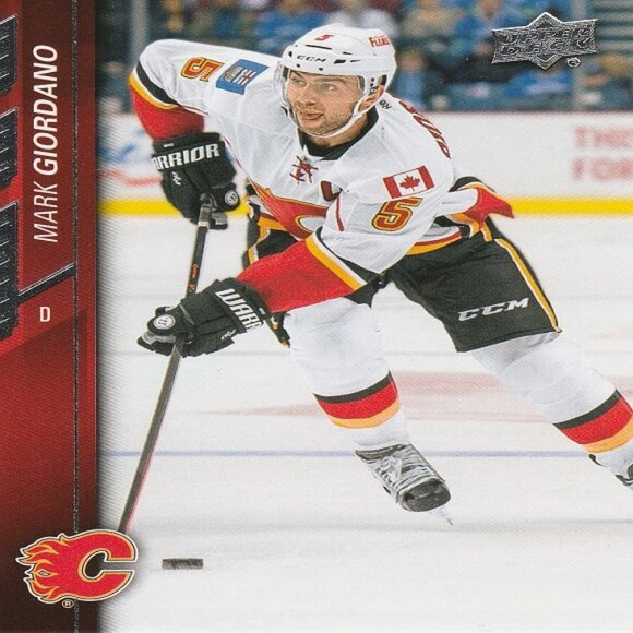 Mark Giordano NHL Hockey Card Collection - 8 Calgary Flames NHL Hockey Cards - Picture 8 of 9